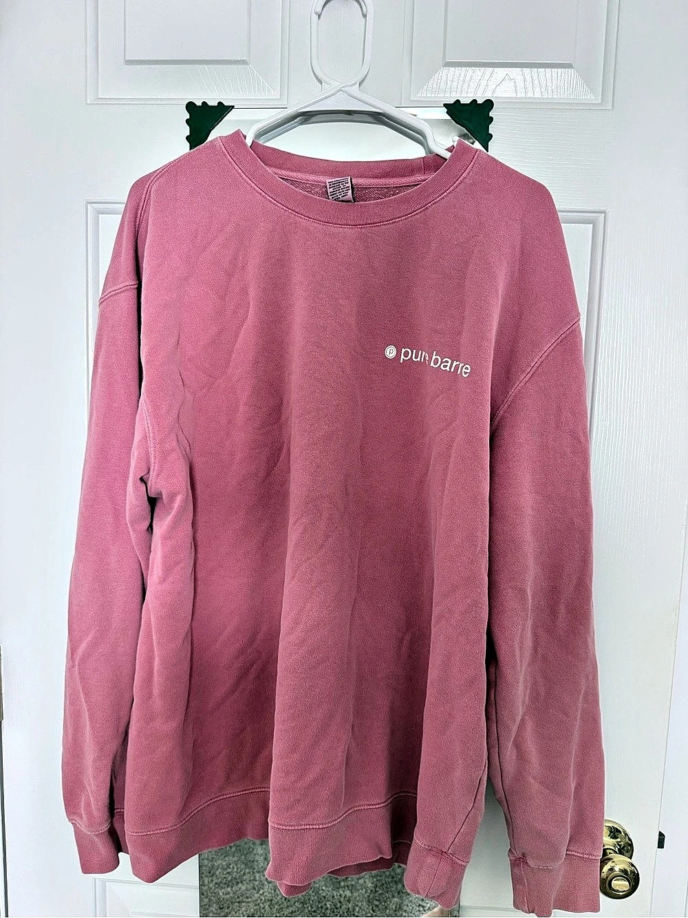 Pure Barre Pink Graphic Sweatshirt